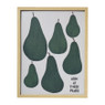 Poster peer - multikleur - 28x36 cm
