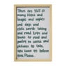 Poster tekst - multikleur - 20x30 cm