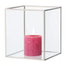 Deco box klein - beige - 18x16x16 cm