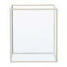 Deco box klein - beige - 18x16x16 cm