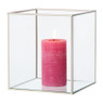 Deco box groot - beige - 20x16x16 cm