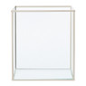 Deco box groot - beige - 20x16x16 cm