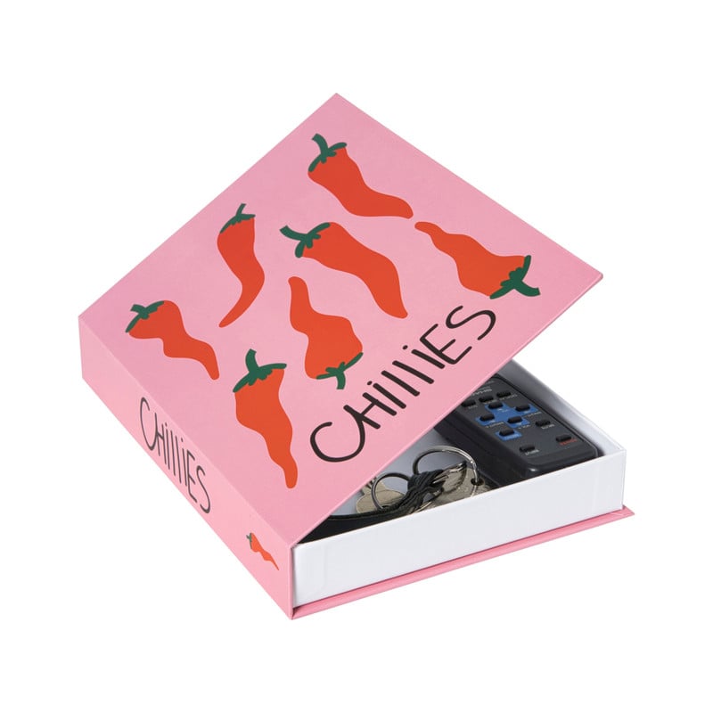 Opbergboek colors - roze - 3.8x18x25 cm