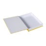 Opbergboek colors - geel - 3.8x18x25 cm