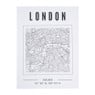 Opbergboek cities London - wit - 2.7x16.5x22 cm