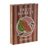 Opbergboek - roze/rood - 3.8x18x25 cm
