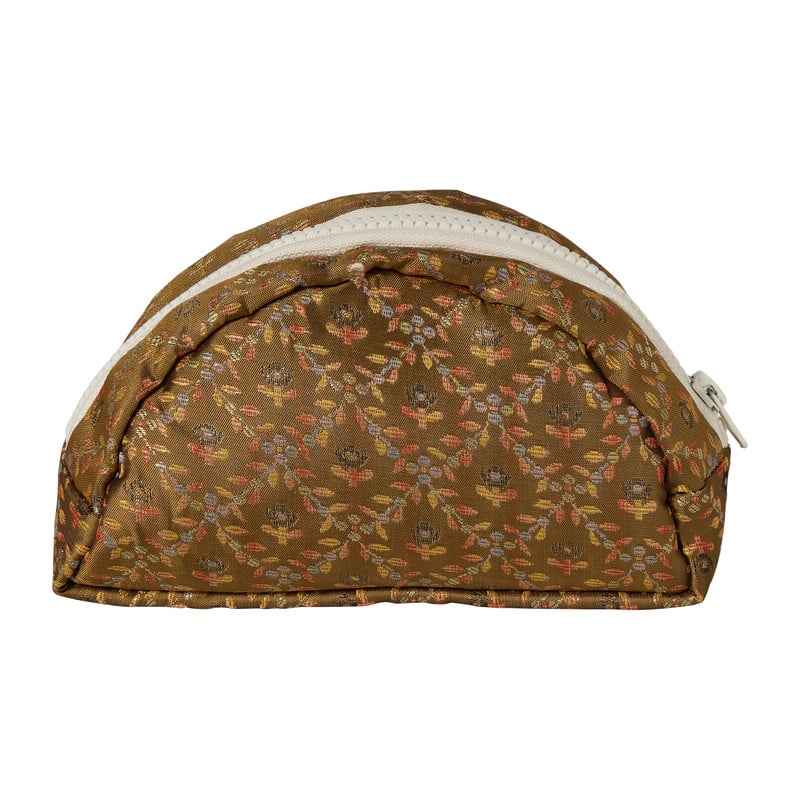 Tasje jacquard - bruin - 17x10x7 cm