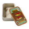 Potje tinned fish - multikleur - 4.8x15.3x10.6 cm