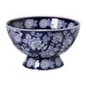 Annemie decoratie schaal - blauw - ø29x17 cm