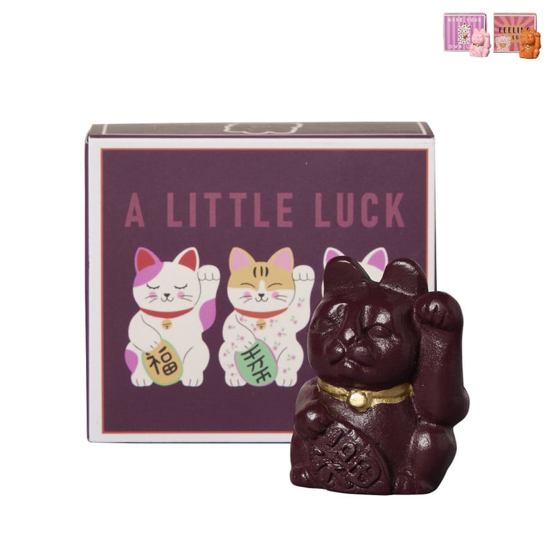 Opbergdoosje lucky cat - 3x3x4 cm - diverse varianten