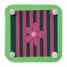 Mini fotolijstje - multikleur - 4x4x1 cm
