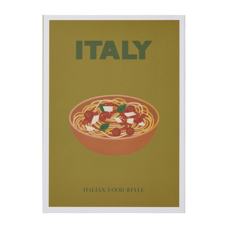 Opbergboek Italië - groen - 25x18x4 cm 