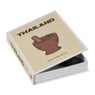 Opbergboek Thailand - geel - 25x18x4 cm