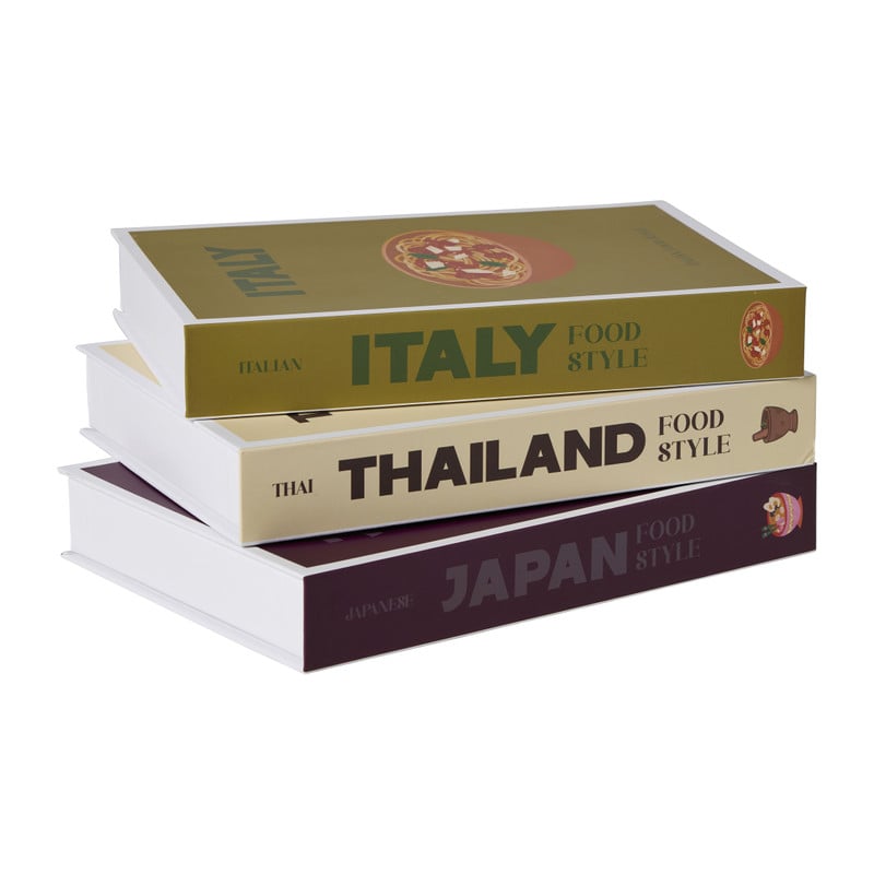 Opbergboek Japan - paars - 25x18x4 cm