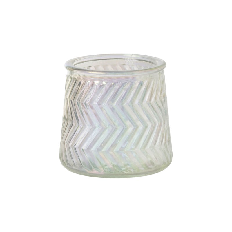 Waxinelichthouder helder - glas - ø8.3x7.3 cm