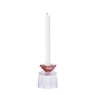 Waxinelichthouder bloem multikleur - diverse varianten - ø7.6x9.7 cm