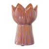 Waxinelichthouder tulp klein - roze - ø8x12 cm