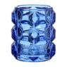 Waxinelichthouder bollen glas - diverse varianten - ø7.8x9.3 cm