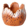 Waxinelichthouder tulp - oranje - ø8.5x6.5 cm