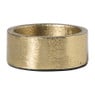 Waxinelichthouder rond - goudkleurig - ø5x2 cm