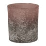 Waxinelichthouder faded groot - roze - ø9x10 cm