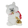 Beer met kerstmuziek - 26 cm hoog
