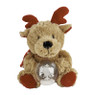 Rendier met muziek - 25 cm 