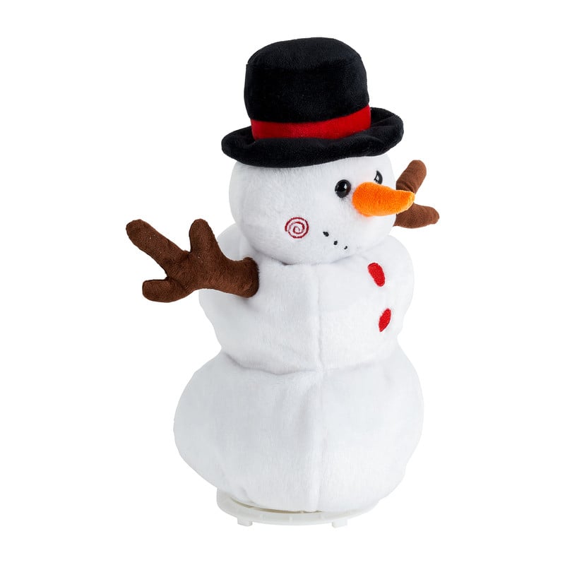 Sneeuwpop - dansend - 33 cm hoog