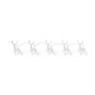Kerstverlichting rendier - 11x11x16.5 cm