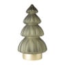 Kerstboom lamp - groen - 15x15x28.5 cm