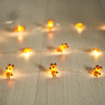 Kerstverlichting rendier - warm wit - 20 lampjes - 2.2 meter