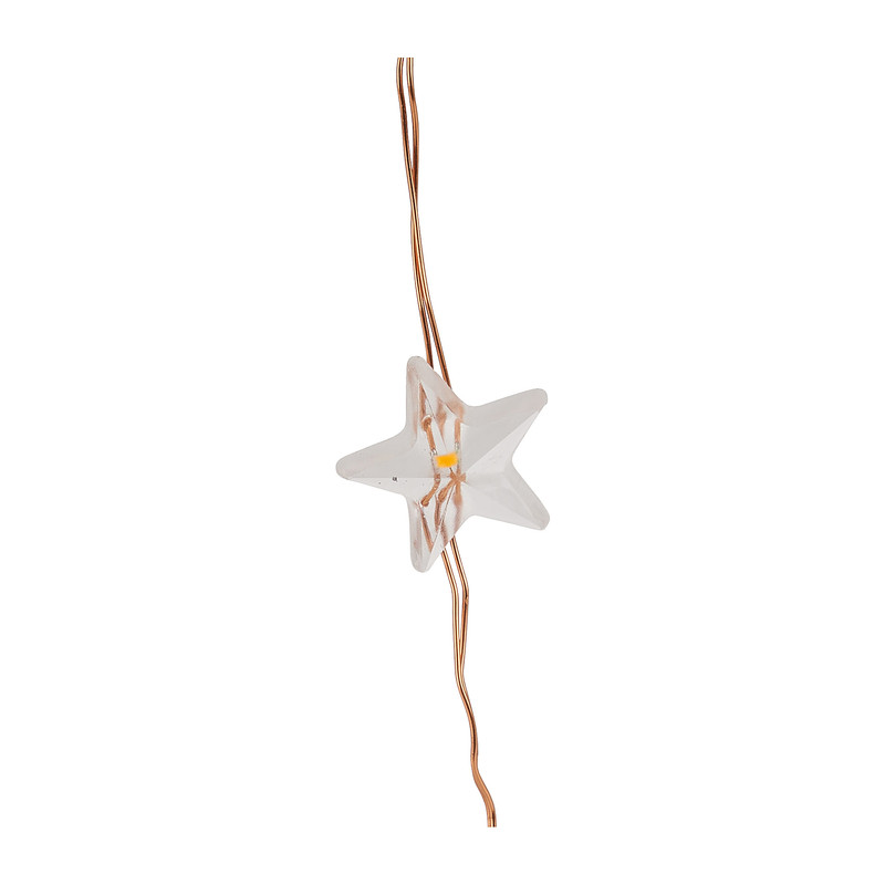 Draadverlichting ster - warm licht - 20 lampjes