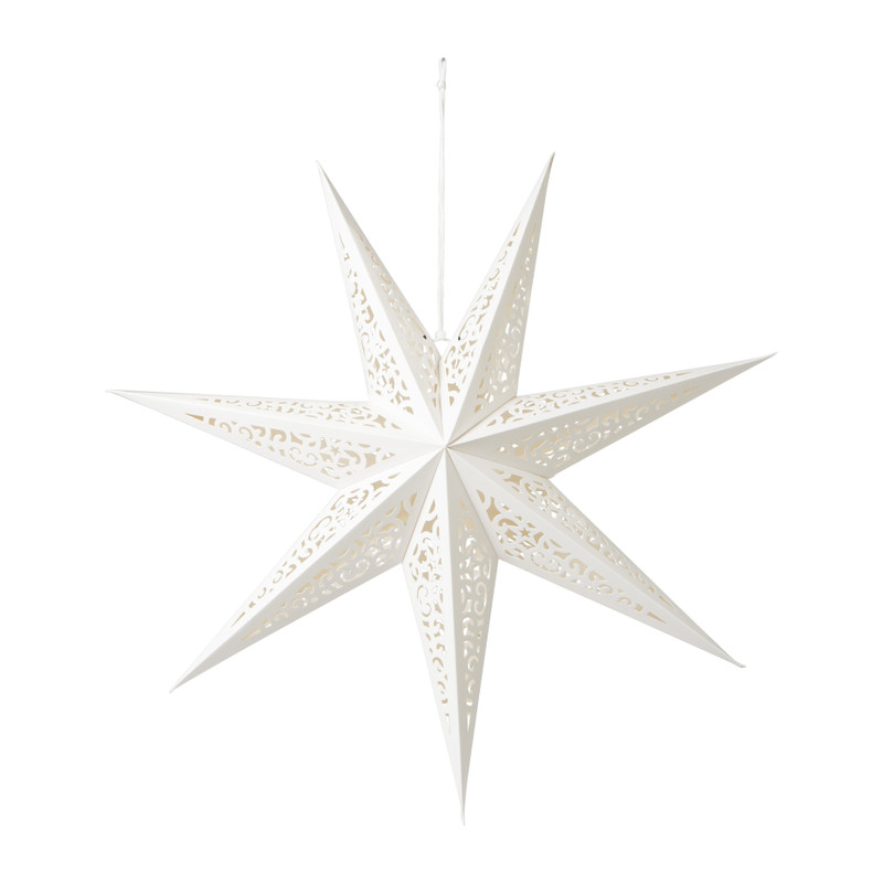 Kerstster LED - papier - diverse varianten - 60 cm