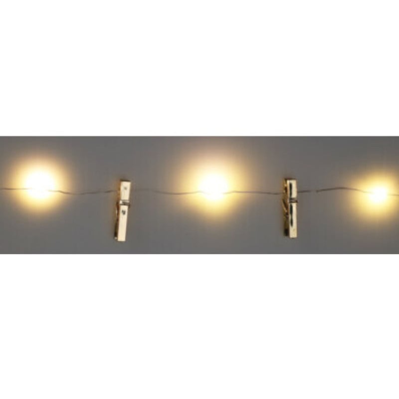 LED slinger met knijpers - 30 cm - diverse varianten
