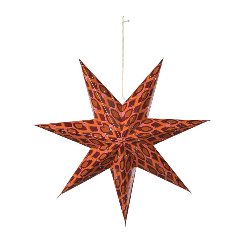 Kerstster clashing colours - multikleur - 60 cm