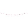 Kerst lichtslinger met strikjes - rood - 1.9 meter