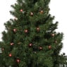 Kerst lichtslinger met strikjes - rood - 1.9 meter