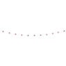 Kerst lichtslinger met strikjes - rood - 1.9 meter