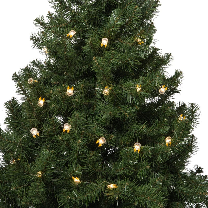 Kerst lichtslinger met rendiertjes - bruin - 1.9 meter