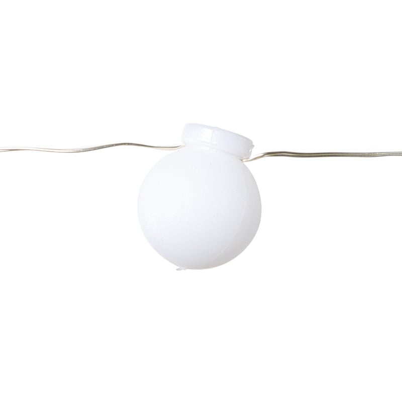 Kerst lichtslinger met 20 lampjes - multikleur - 1.9 meter