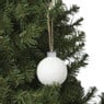Kerstbal LED figuurtjes - wit