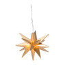 Kerst ster - goudkleurig - 11.5 cm
