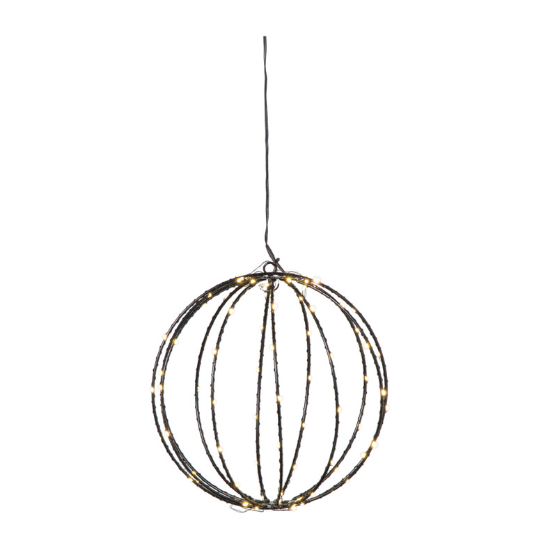Kerstverlichting hangende kerstbal - warm wit - ø25 cm