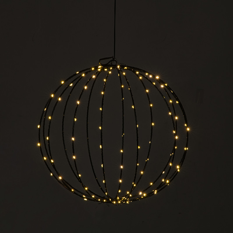 Kerstverlichting hangende kerstbal - warm wit - ø35 cm