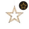 Kerstverlichting ster klein - warm wit - 38 cm