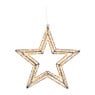Kerstverlichting ster klein - warm wit - 38 cm