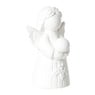 Beeldje kerstengel - wit - 10.5x6.7x5.8 cm