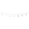 Kerst lichtslinger met sterren - wit - 1.35 meter