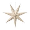Kerstster papier - beige - 60 cm