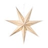 Kerstster papier - beige - 60 cm